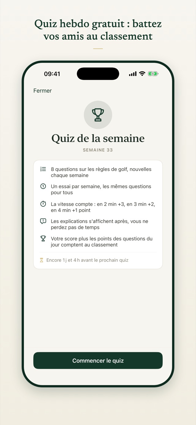 Quiz hebdo gratuit : battez vos amis au classement