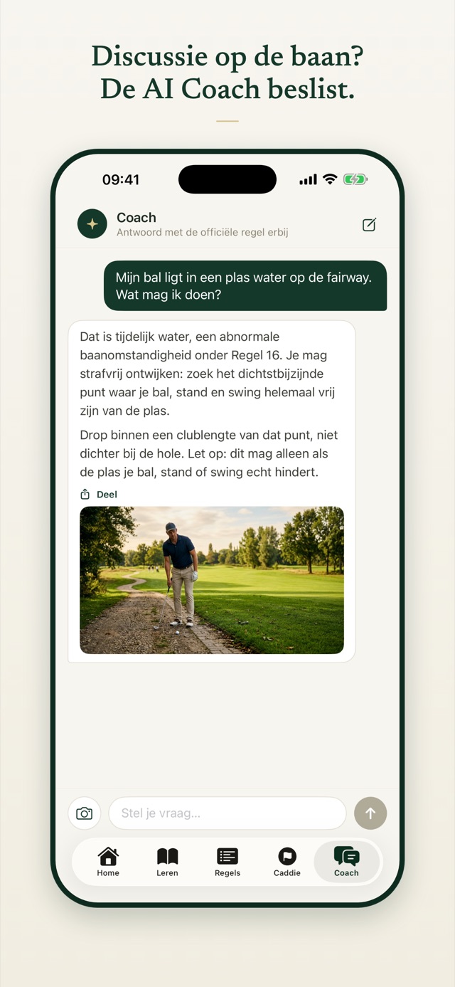 Discussie op de baan? De AI Coach beslist.
